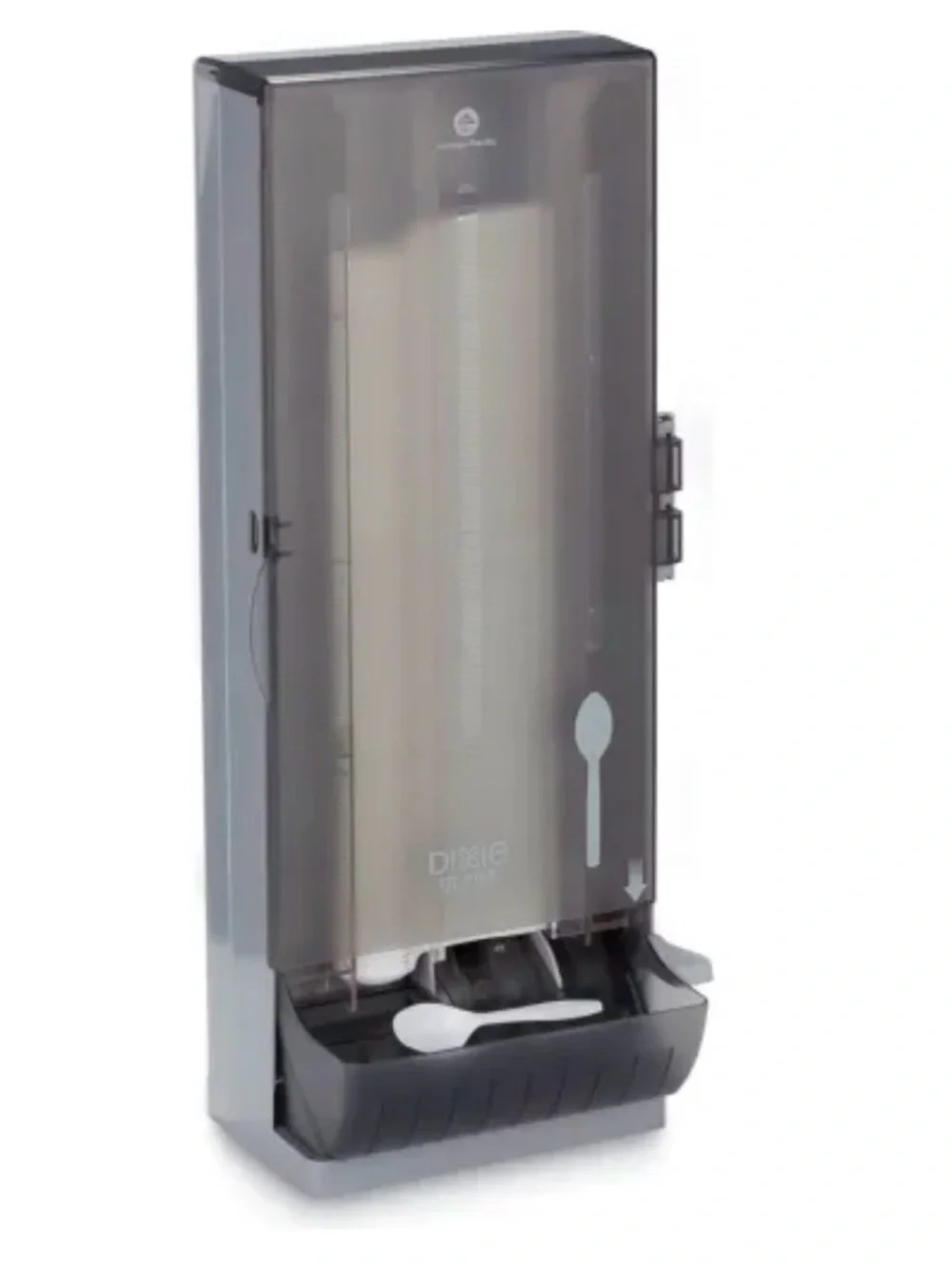Dixie® SmartStock Medium Weight Dispenser, Holds 120 Spoons or Utensils